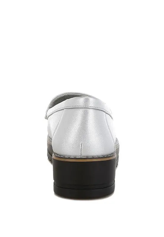 Larana Metallic Tassel Detail Loafers Rag Company