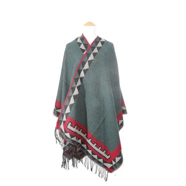 VINTAGE TRIBAL PONCHO AFFLUZA.COM