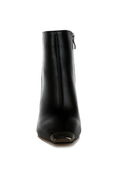 Orca Metallic Cap Toe Faux Leather Boots