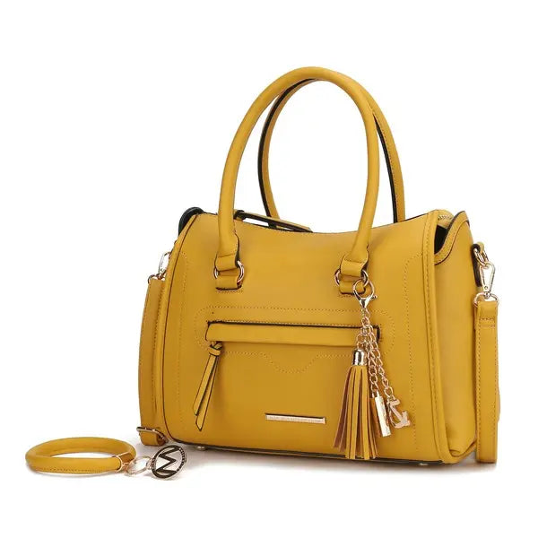 MKF Valeria Satchel with Keyring by Mia K MKF Collection by Mia K