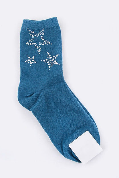 Crystal Star Fashion Socks