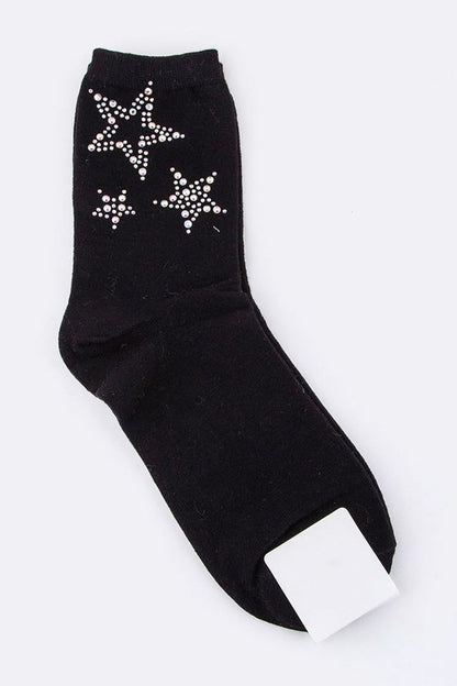 Crystal Star Fashion Socks