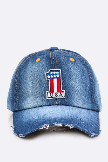 US No.1 Denim Cap