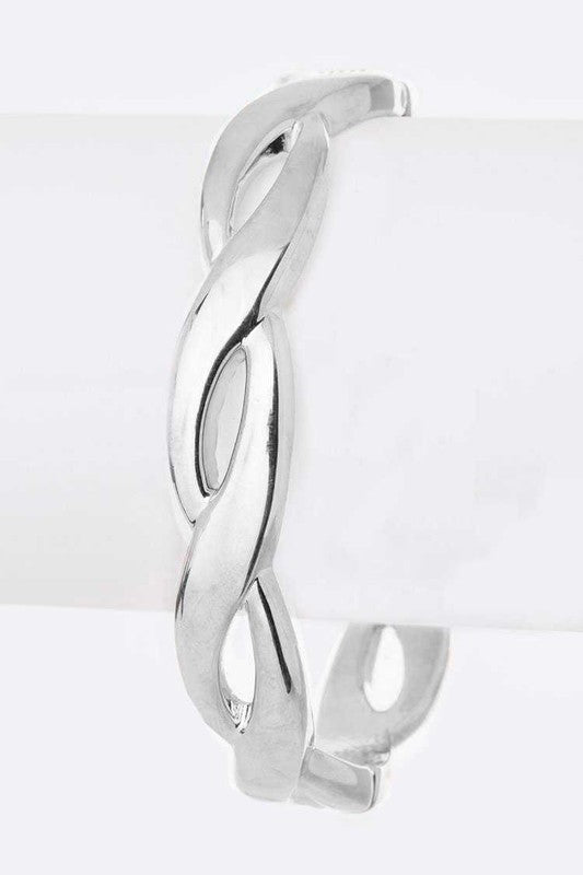 Twist Design Hinge Bangle