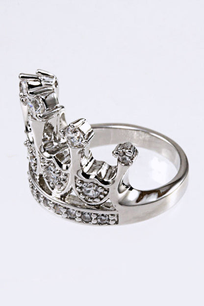 CZ Crown Ring