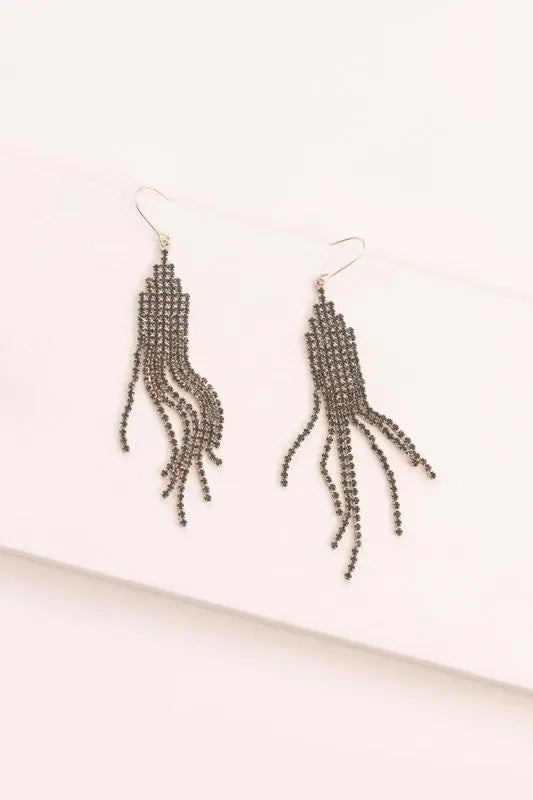 Pixel Stone Dangle Earrings Lovoda