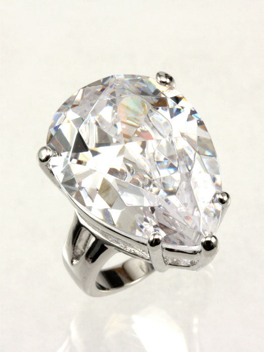 Cubic Zirconia Iconic Oversize Ring