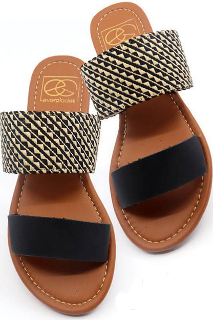 Two Band Slide Sandal