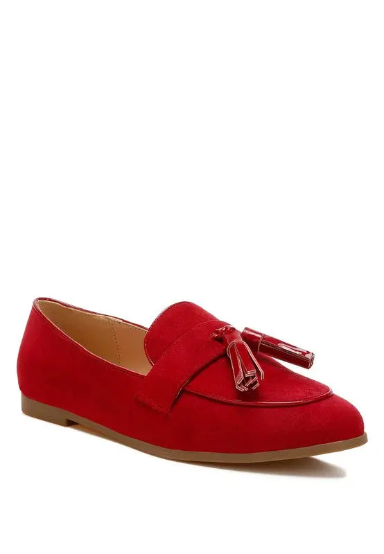 Folklore Micro Suede Tassel Loafers Rag Company