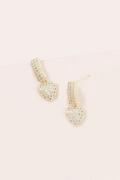 Amour Drop Earrings Lovoda