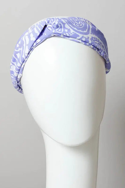 Large Paisley Print Bright Boho Headwrap