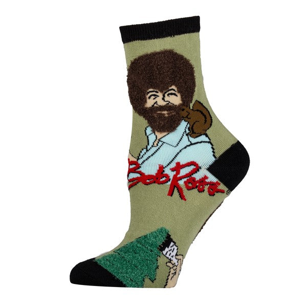 Painting Bob Ross - Women's Funny Socks