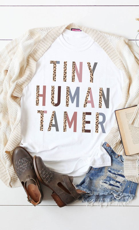 Tiny Human Tamer graphic tee PLUS