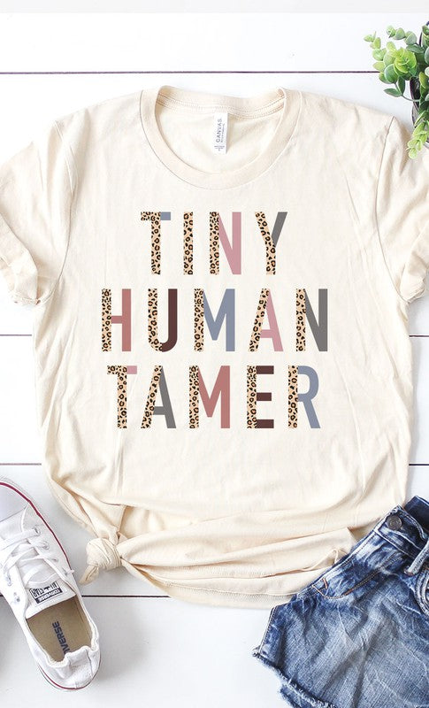 Tiny Human Tamer graphic tee PLUS