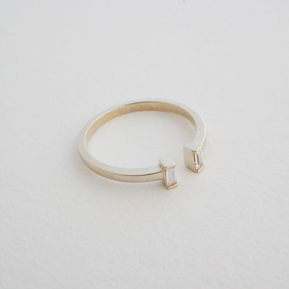 Stevie Adjustable Baguette Ring