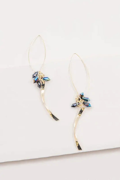 Twist Arc Threader Earrings Lovoda