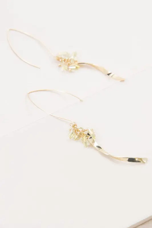 Twist Arc Threader Earrings Lovoda