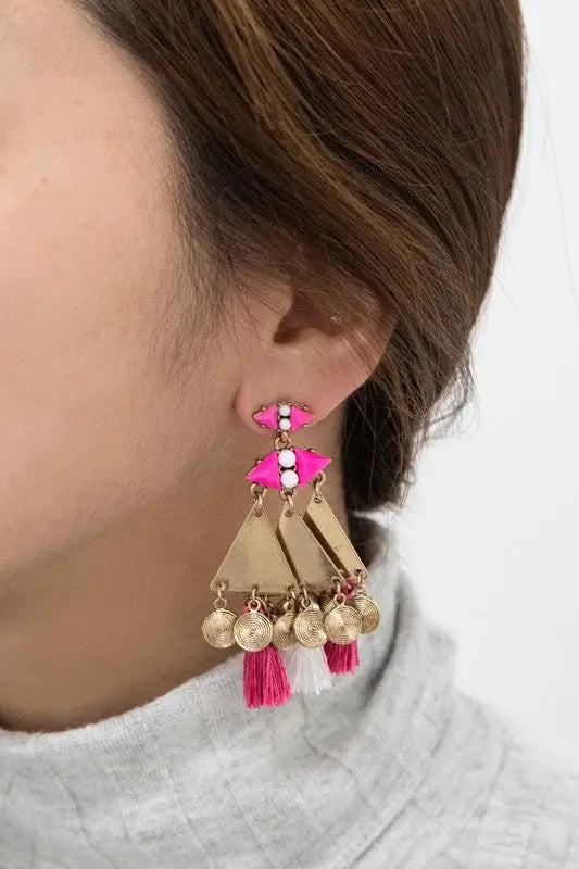 Leinani Tassel Earrings Lovoda