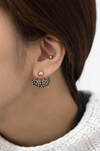 Couture Ear Jacket Earrings Lovoda