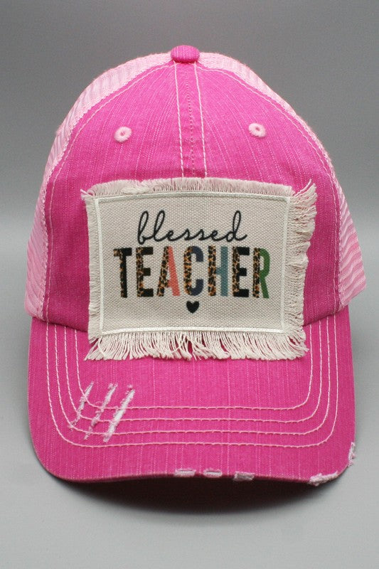 Blessed Teacher Patch Hat