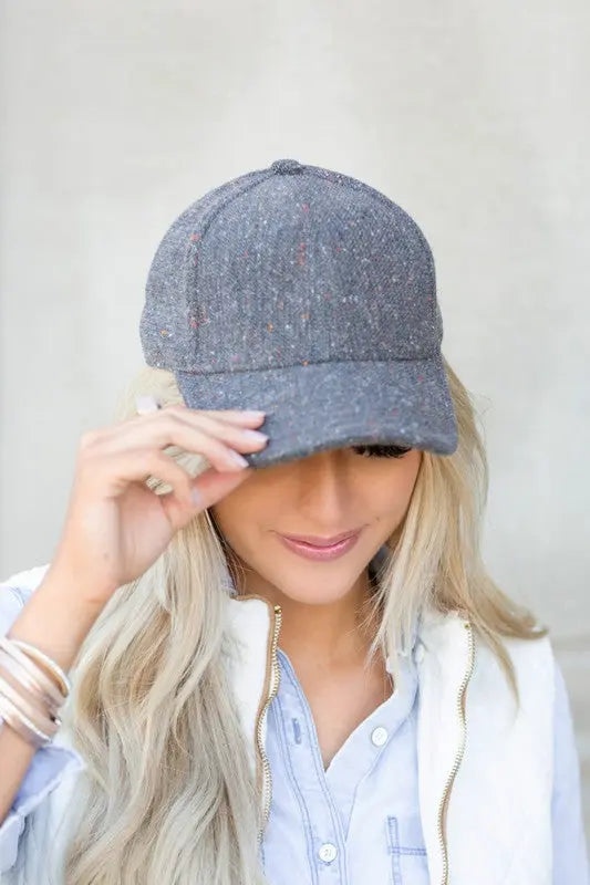 Fall Tweed Ball Cap