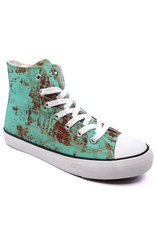 High Top Canvas Sneaker Miami Shoe Wholesale