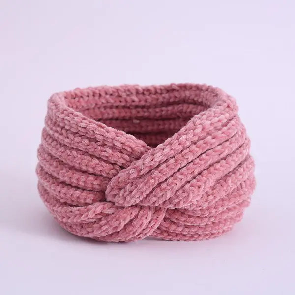 COZY CHENILLE-STYLE YARN HEAD BAND