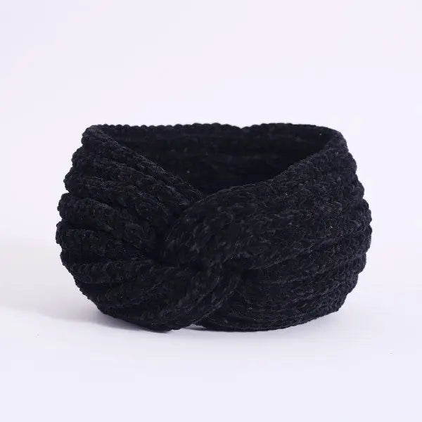 COZY CHENILLE-STYLE YARN HEAD BAND