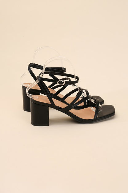 ALI-6 Strappy Low Heel