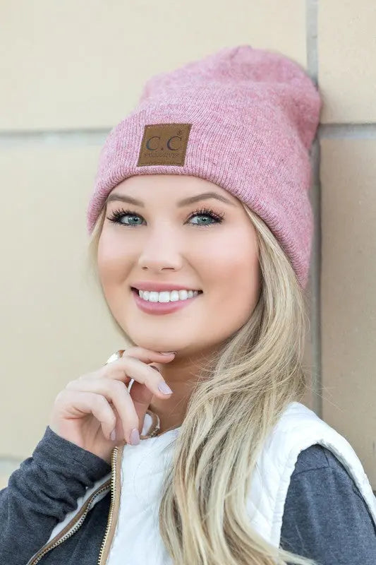 CC  Heathered Boyfriend Beanie Aili's Corner