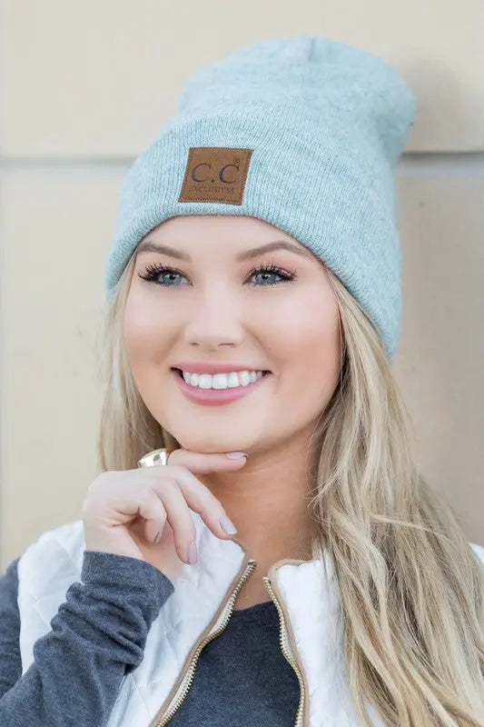 CC  Heathered Boyfriend Beanie Aili's Corner