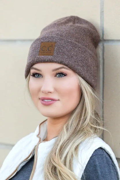 CC  Heathered Boyfriend Beanie Aili's Corner