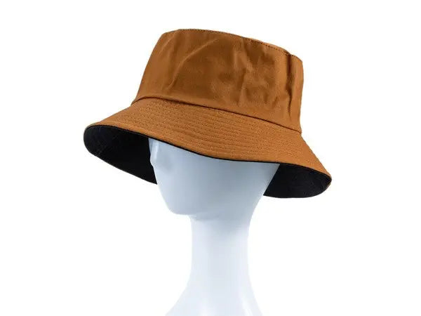 SOLID REVERSIBLE BUCKET HAT