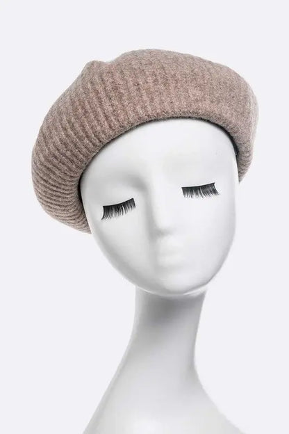 Puffy Soft Wool Blend Beret LA Jewelry Plaza