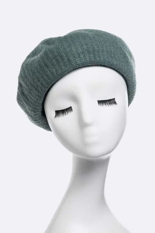 Puffy Soft Wool Blend Beret LA Jewelry Plaza