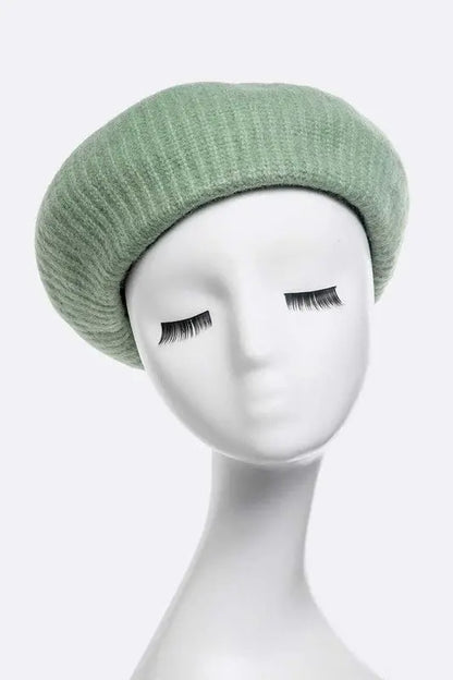 Puffy Soft Wool Blend Beret LA Jewelry Plaza