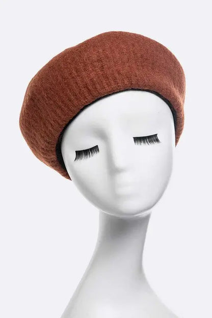 Puffy Soft Wool Blend Beret LA Jewelry Plaza