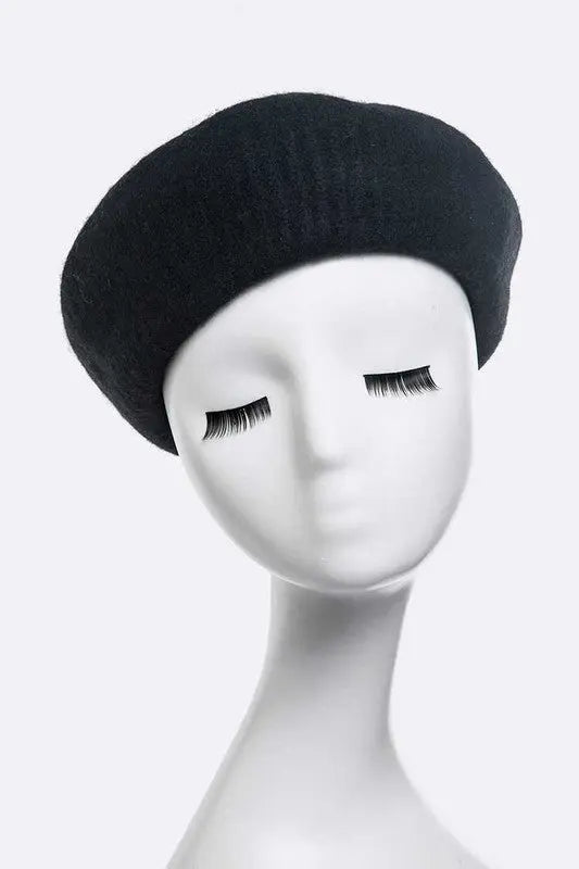 Puffy Soft Wool Blend Beret LA Jewelry Plaza