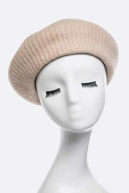 Puffy Soft Wool Blend Beret LA Jewelry Plaza