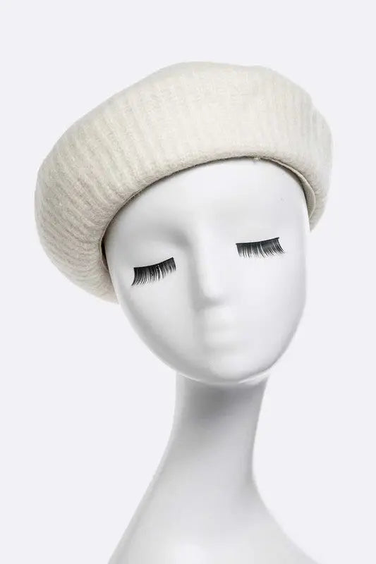 Puffy Soft Wool Blend Beret LA Jewelry Plaza