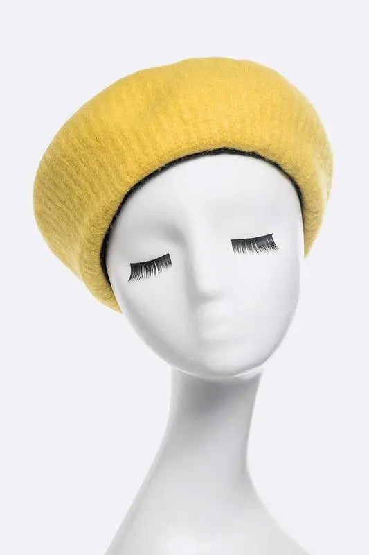 Puffy Soft Wool Blend Beret LA Jewelry Plaza