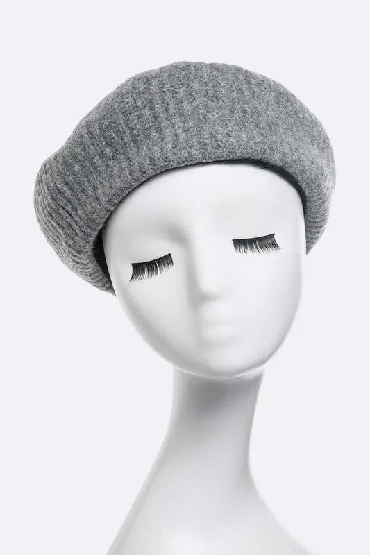 Puffy Soft Wool Blend Beret LA Jewelry Plaza