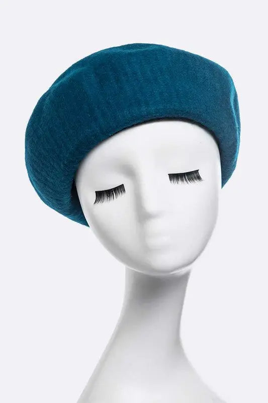 Puffy Soft Wool Blend Beret LA Jewelry Plaza