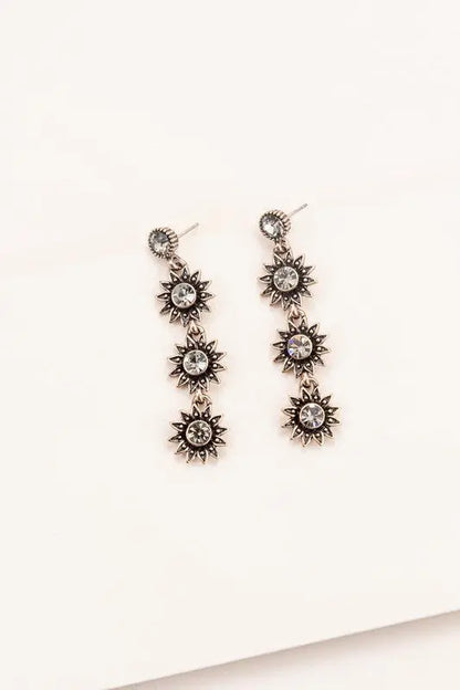 Sunflower Drop Earrings Lovoda