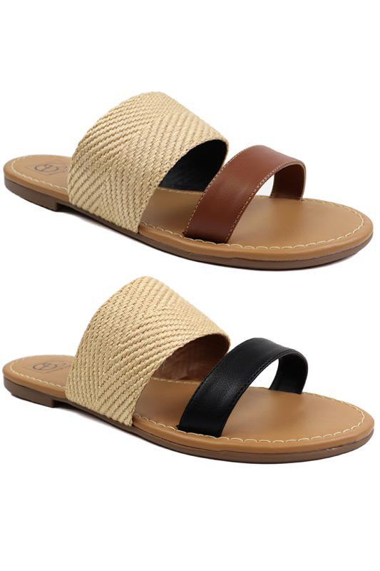 Two Band slide Sandal