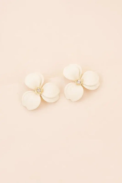 Gardenia Statement Earrings Lovoda