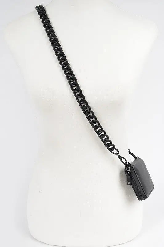 Iconic Chunky Chain Convertible Wallet Artini Accessories