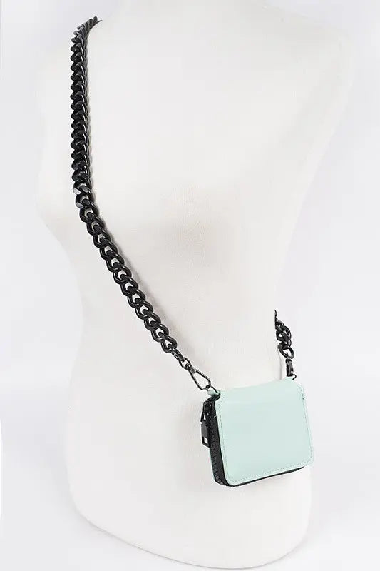 Iconic Chunky Chain Convertible Wallet Artini Accessories