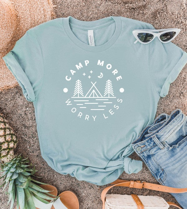 Camp More Worry Less Softstyle Tee