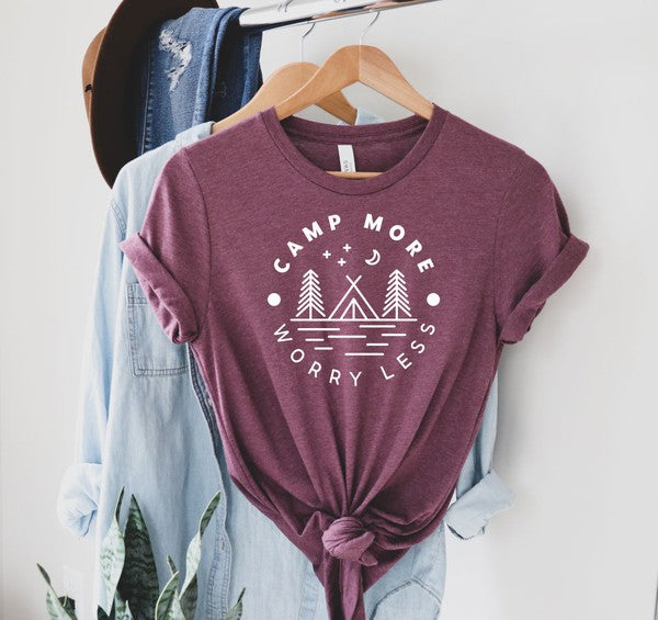 Camp More Worry Less Softstyle Tee